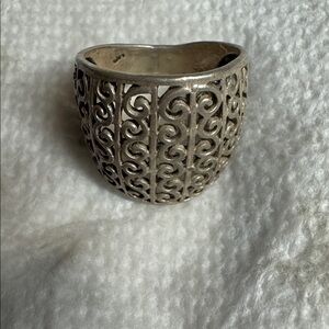 Wide Silver Ring